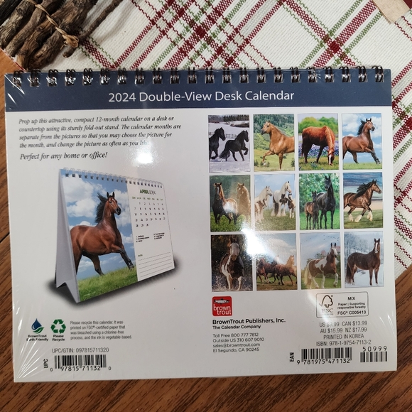 2024 Double-View DESK CALENDAR - Picture 4 of 4